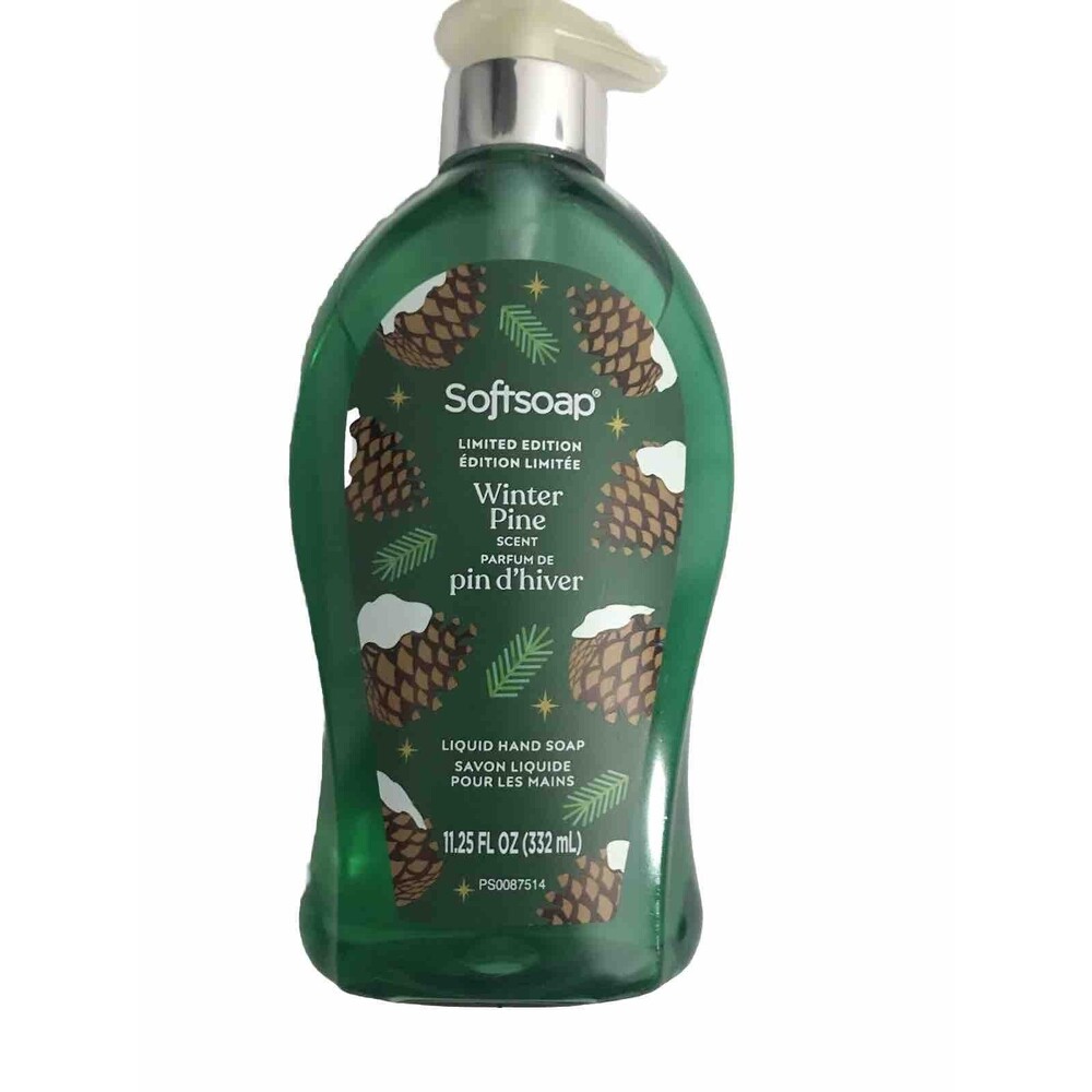 Softsoap Holiday Hand Soap WINTER PINE Scent Limited Edition 11.25 oz NEW